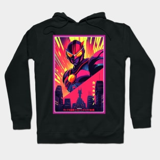 Retro Anime Comic Hero | Anime Origin | Vintage Anime Art Hoodie